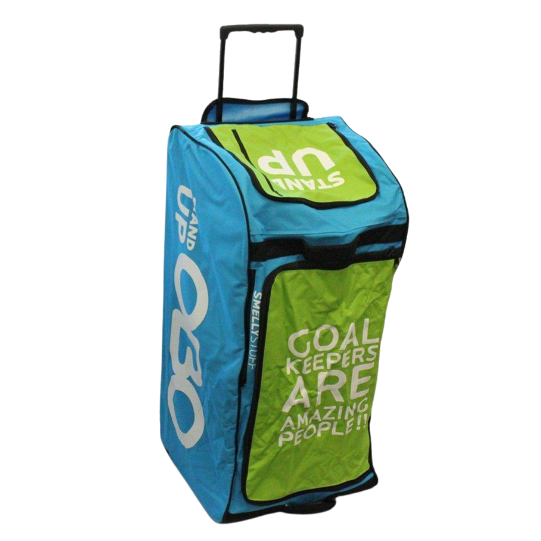 Stand-Up Wheelie Bag Blue/Green