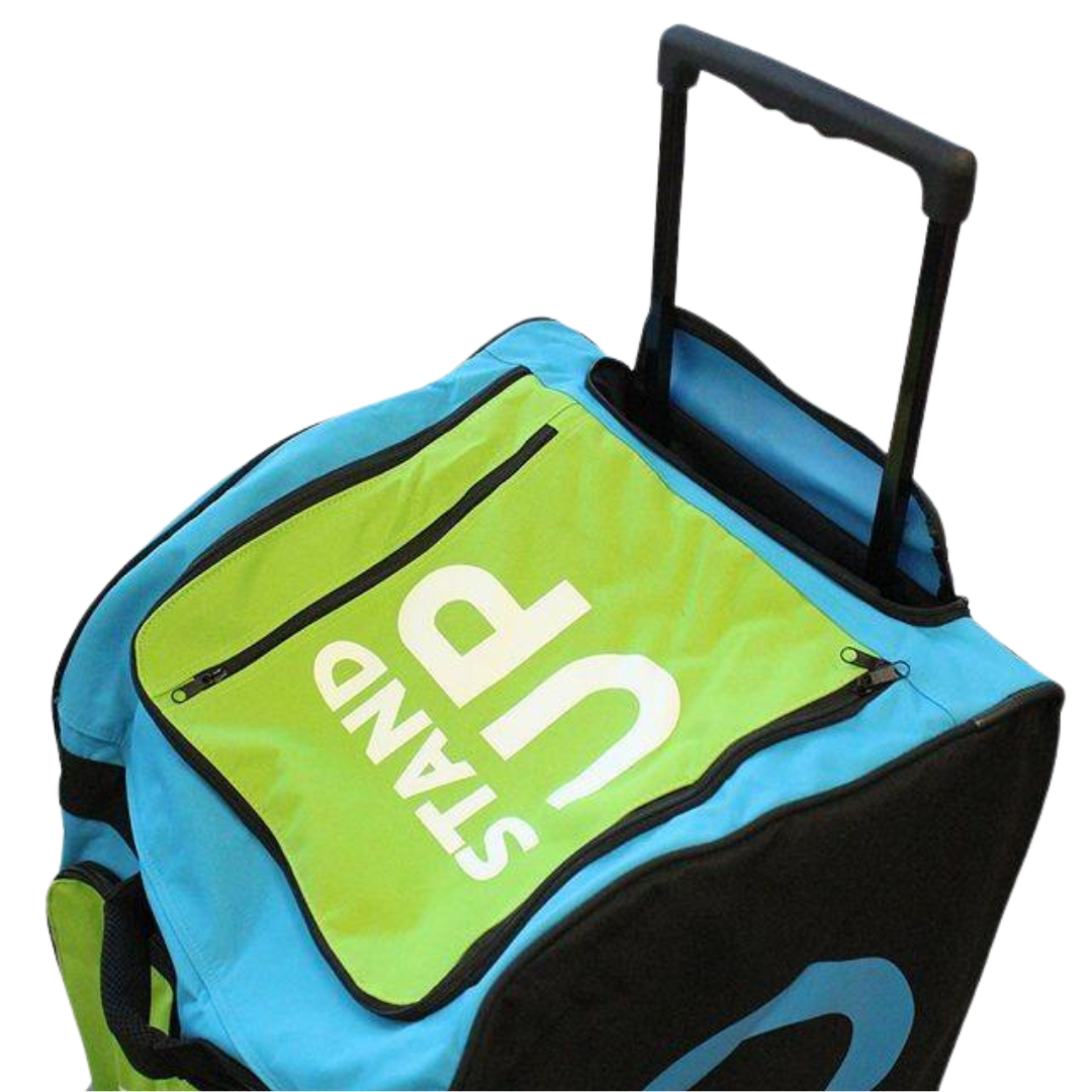 Stand-Up Wheelie Bag Blue/Green