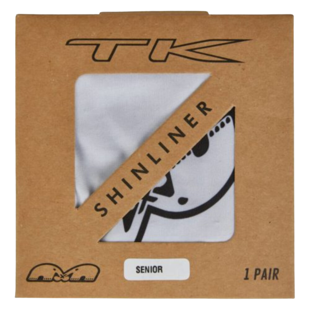 Shinliner With Stirrup - White